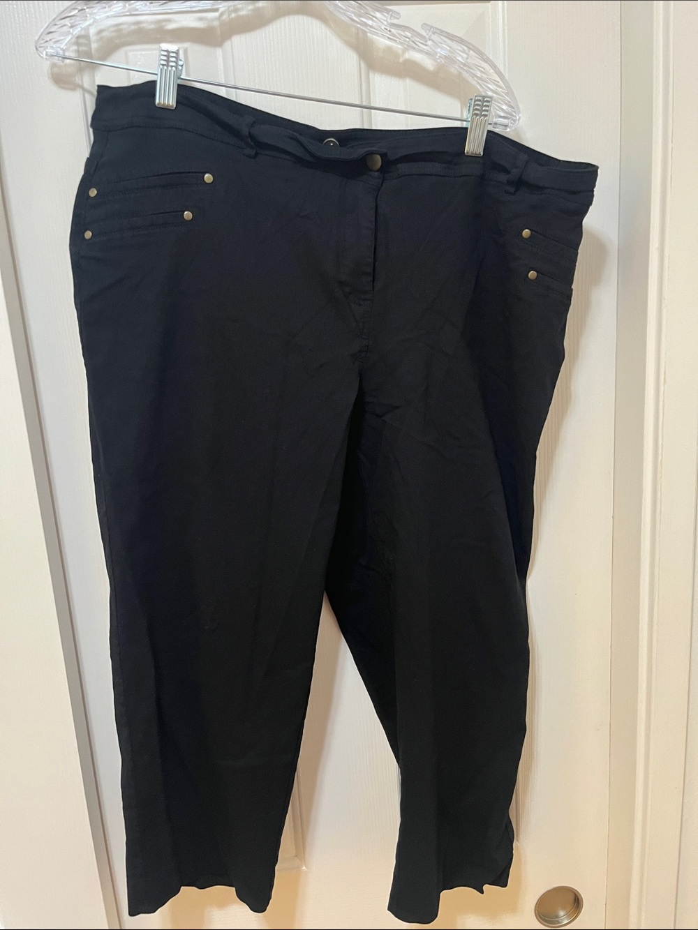 Style & Co. Black Men's Dress Pants with Gold Rivet Accents